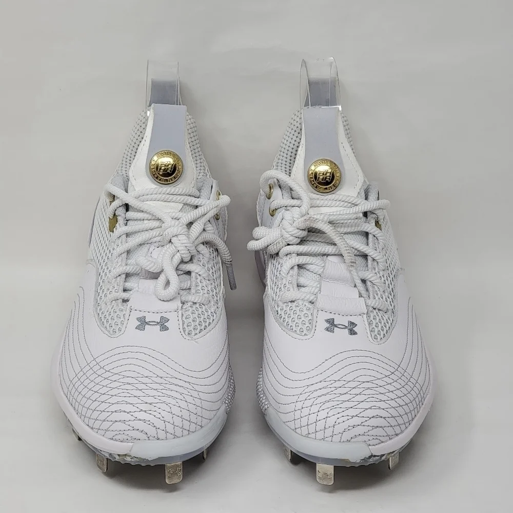 Under Armour Harper 7 Low ST Baseball Cleats White 3025582 100 Men Size 7.5 New